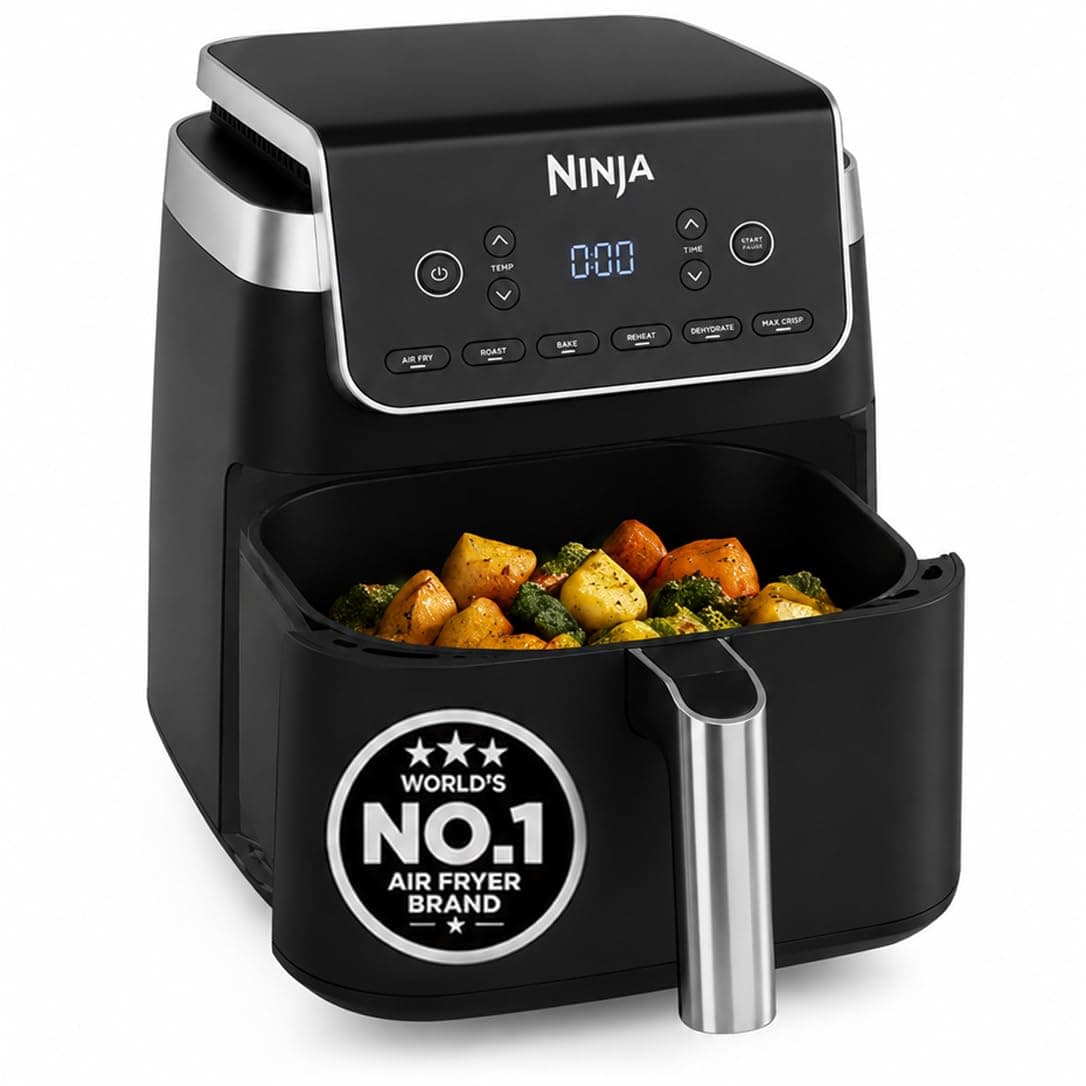 6.2L Air Fryer, 6-in-1 Max Crisp Basket Oven
